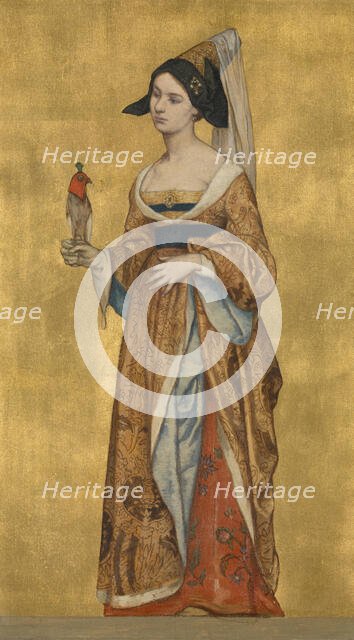 Mary of Burgundy, 1889. Creator: Albrecht De Vriendt.