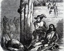Discovery of America, Ojeda expedition to Cartagena, fights between Carib and Spanish, death of J…