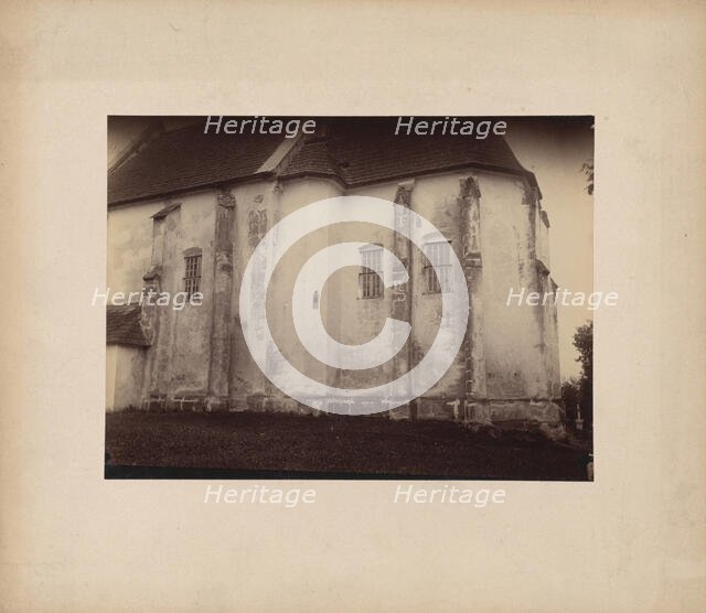 Church of the Nativity of the Blessed Virgin Mary, general view from the south, Lapczyca, 1895-1900 Creator: Stanislaw Tomkowicz.