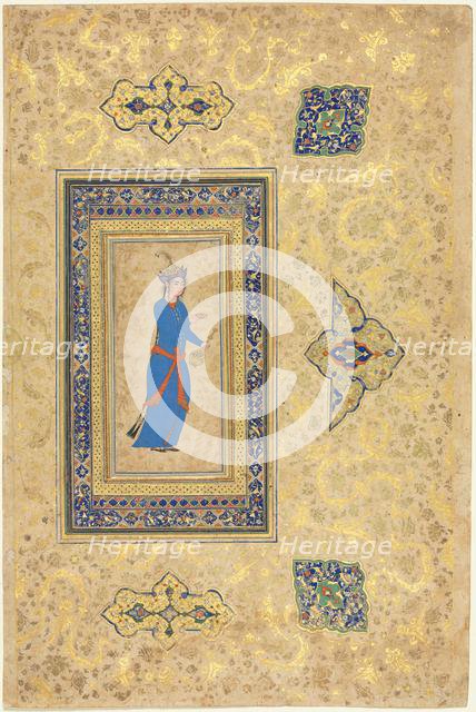 Princess with Wine Bottle and Cup (recto)…, c. 1550-1600. Creator: Unknown.