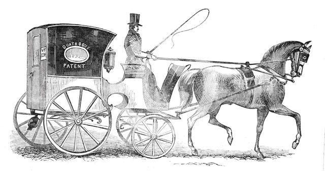 The new patent "Quartobus" cab, 1844. Creator: Unknown.