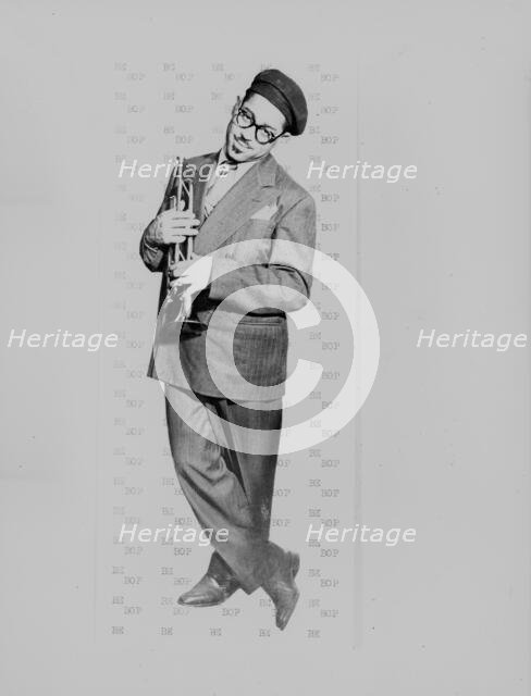 Portrait of Dizzy Gillespie, New York, N.Y., ca. May 1947. Creator: William Paul Gottlieb.