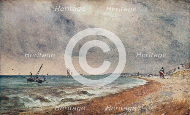 'Hove Beach, with Fishing Boats', c1824. Artist: John Constable.