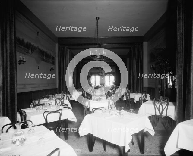 Edelweiss Cafe, banquet room, Detroit, Mich., between 1905 and 1915. Creator: Unknown.