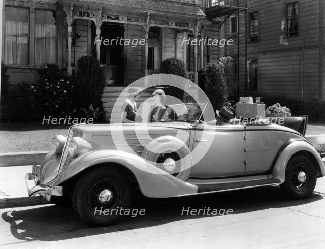 Auburn 8 Convertible Coupe, 1934. Artist: Unknown