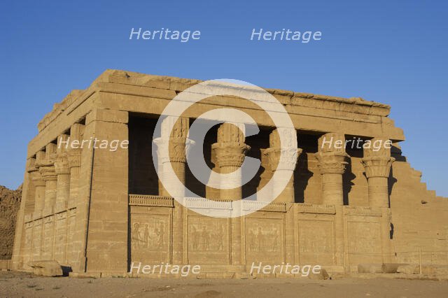 Roman Birth House of Mammisi, Temple complex, Dendera, Egypt, 2019.  Creator: LTL.