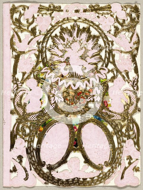 Untitled Valentine (Putti), 1850/59. Creator: Mullord Brothers.