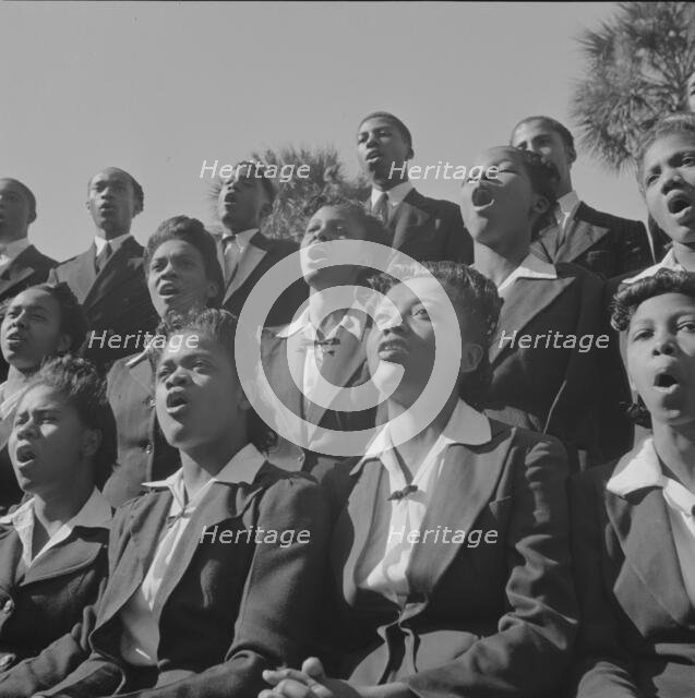 Bethune-Cookman College, Daytona Beach, Florida, 1943. Creator: Gordon Parks.