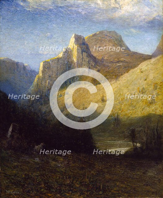 Castle Creek Canyon, South Dakota, 1912. Creator: Franklin De Haven.