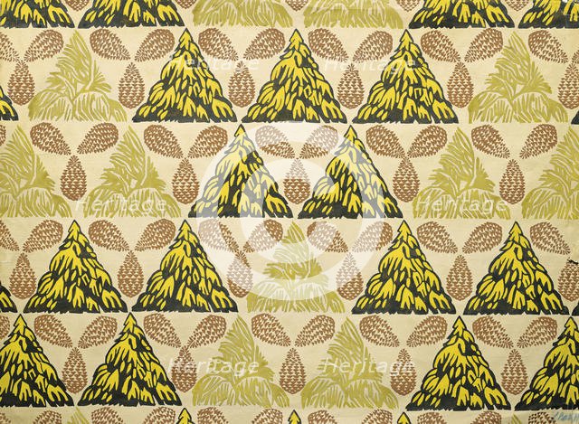 Textile design, Early 20th cen.. Creator: Bakst, Léon (1866-1924).