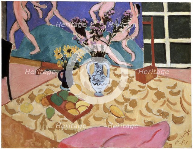 'Still life with 'The Dance'', 1909.  Creator: Henri Matisse.