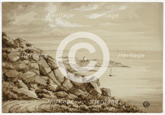Dalkey Island, September 1843. Creator: Elizabeth Murray.