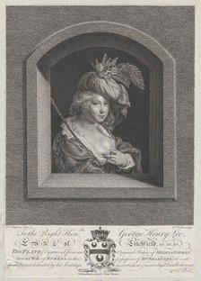 Portrait of Susanna Lunden, sister of Helena Fourment, 1763-66. Creator: William Elliot.