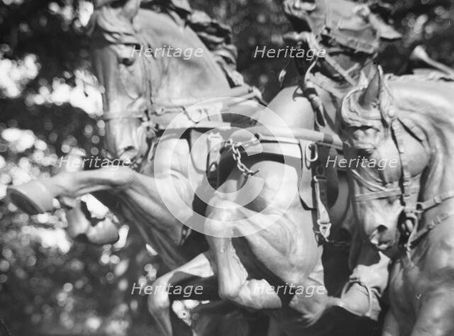 Ulysses S. Grant Memorial - Equestrian statues in Washington, D.C., between 1911 and 1942. Creator: Arnold Genthe.