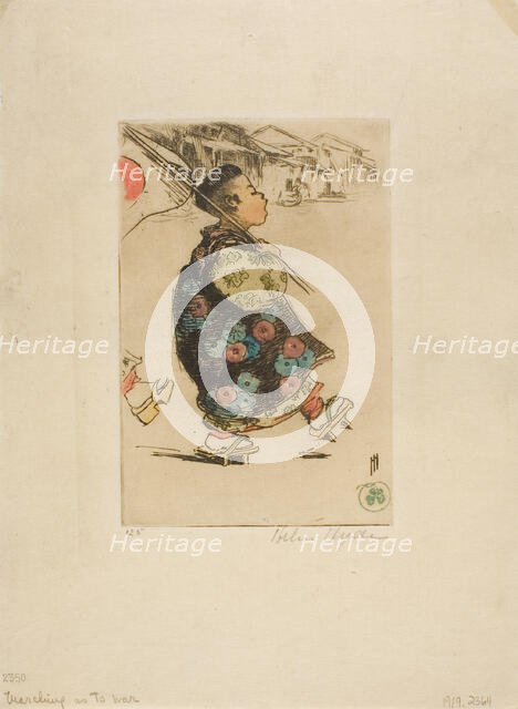 Marching as to War, 1904. Creator: Helen Hyde.