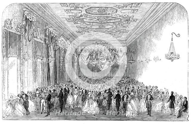 The Nobility's Ball, in the Banqueting-Room of Harewood House, 1845. Creator: Unknown.