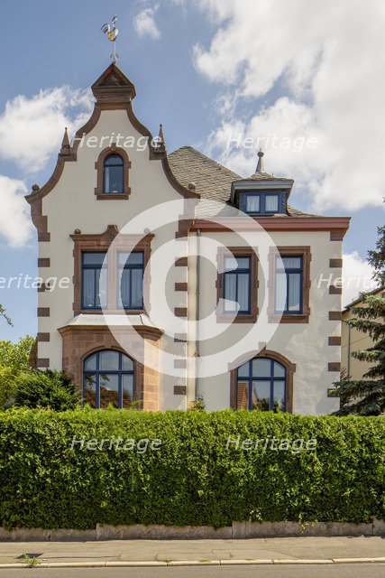Jugendstil Villa, Humboldstrasse 31, Weimar, Germany, 2018. Artist: Alan John Ainsworth.