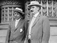 Democratic National Convention - Governor James Cox of Ohio; Rep. J.J. Fitzgerald of New York, 1912. Creator: Harris & Ewing.