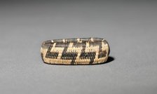 Miniature Rhomboidal Basket, late 1800s-early 1900s. Creator: Unknown.
