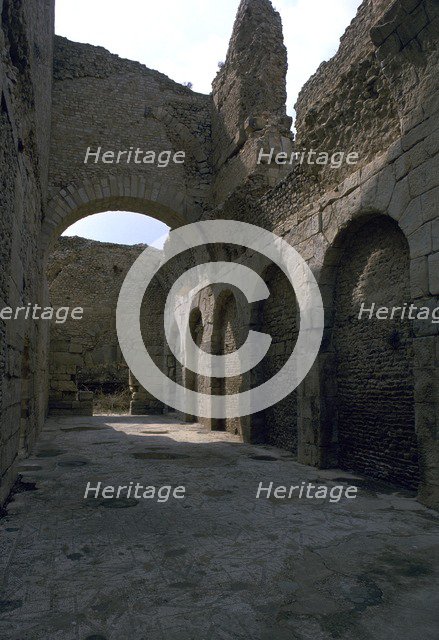 Baths in the Roman city of Bulla Regia, 2nd century BC. Artist: Unknown