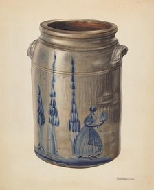 Jar, c. 1937. Creator: John Tarantino.