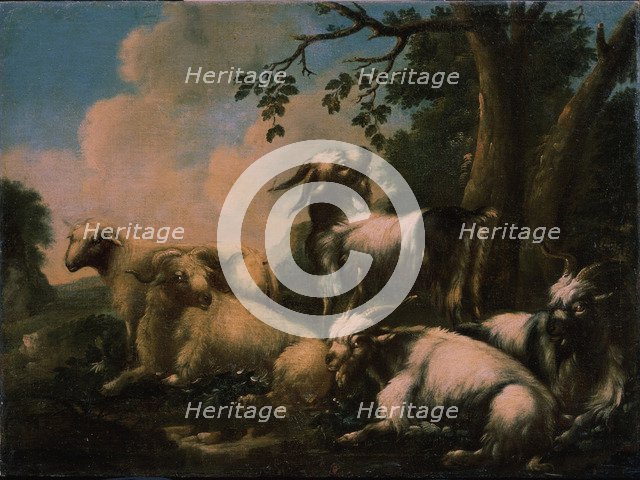 Repose of Herd. Artist: Roos, Philipp Peter (1651-1705)