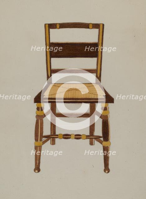 Chair, 1935/1942. Creator: Genevieve Sherlock.