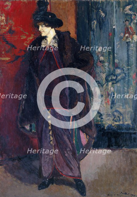 Portrait de Daisy de Broglie, 1912. Creator: Jacques Emile Blanche.