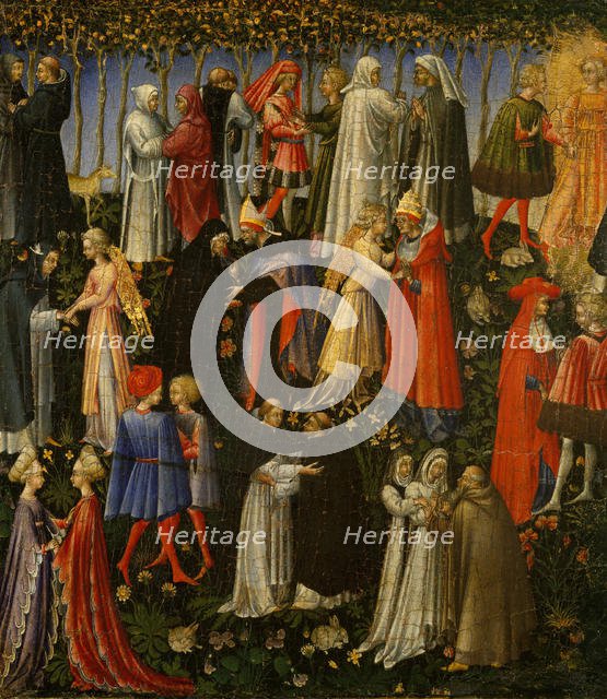 Paradise, 1445. Creator: Giovanni di Paolo.