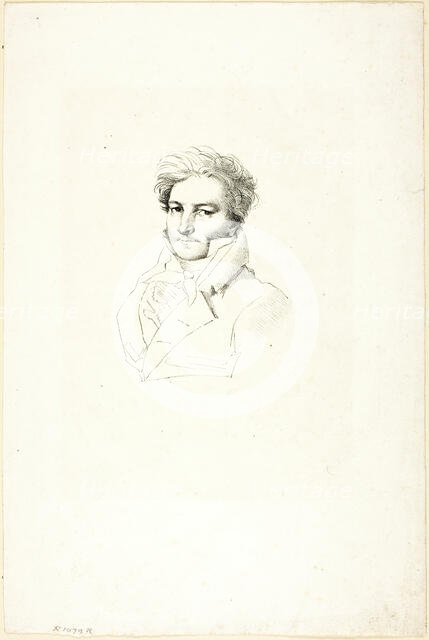 Portrait of a Man, c. 1820. Creator: Jean-Auguste-Dominique Ingres.