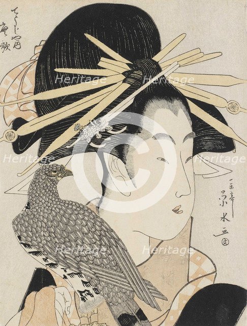 Courtesan Karuta of the Chojiya, 1790s.