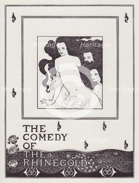 The Comedy of the Rhinegold, from The Savoy No. 8, 1896. Creator: Aubrey Beardsley.