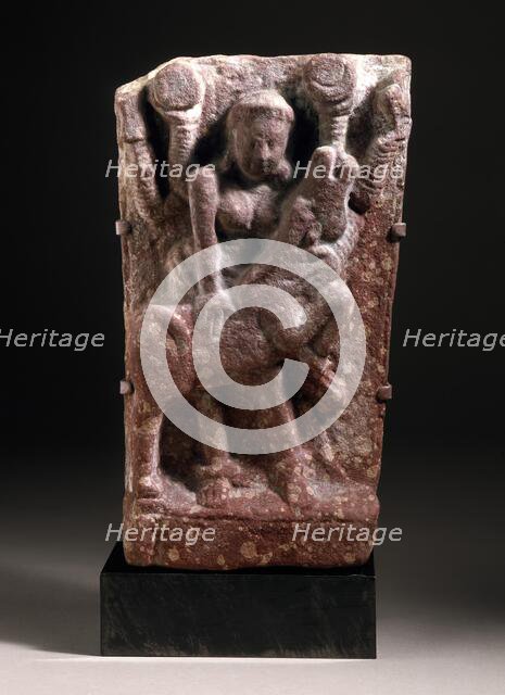 Durga Slaying the Buffalo Demon, c.200. Creator: Unknown.