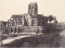 Eglise d'Auvers, 1855, printed 1855-57. Creator: Edouard Baldus.