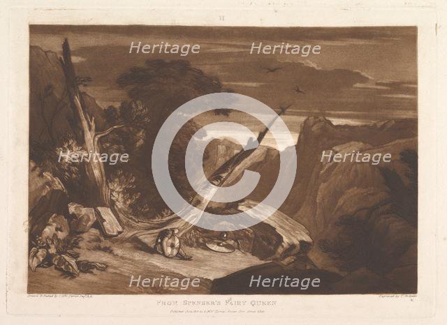 From Spenser's Fairy Queen (Liber Studiorum, part VII, plate 36), June 1811. Creator: JMW Turner.