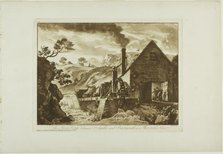 The Iron Forge between Dolgelli and Barmouth in Merioneth Shire, 1776. Creator: Paul Sandby.