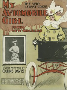 'My automobile girl from New Orleans', 1900. Creator: Unknown.