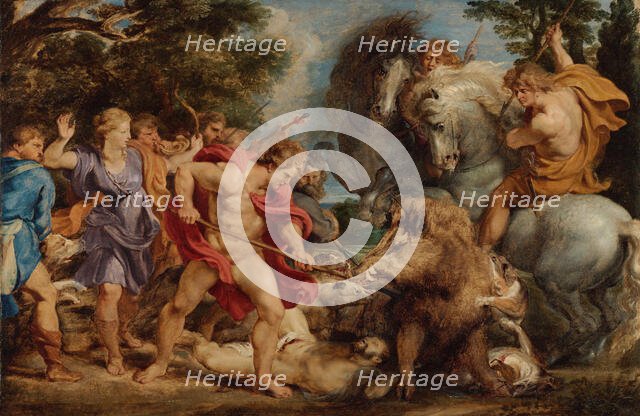 The Calydonian Boar Hunt, about 1611-1612. Creator: Peter Paul Rubens.