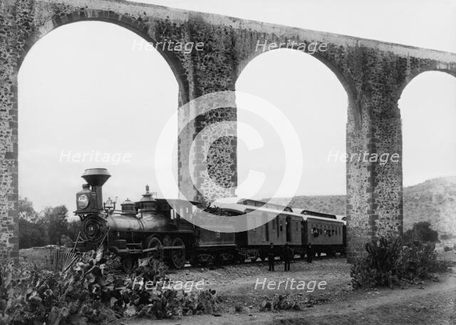 Old Acqueduct, Queretaro, between 1880 and 1897. Creator: William H. Jackson.
