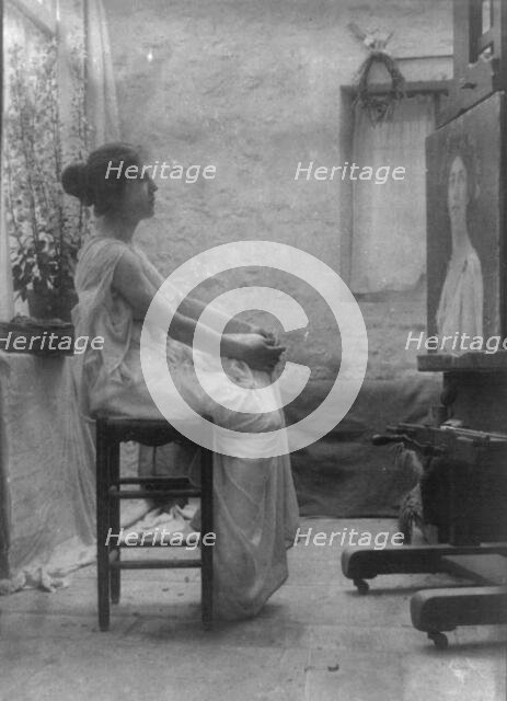 The critic, n.d.. Creator: Frances Benjamin Johnston.