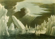 'Passage Through the Ice, June 1818', (1946).  Creator: Unknown.