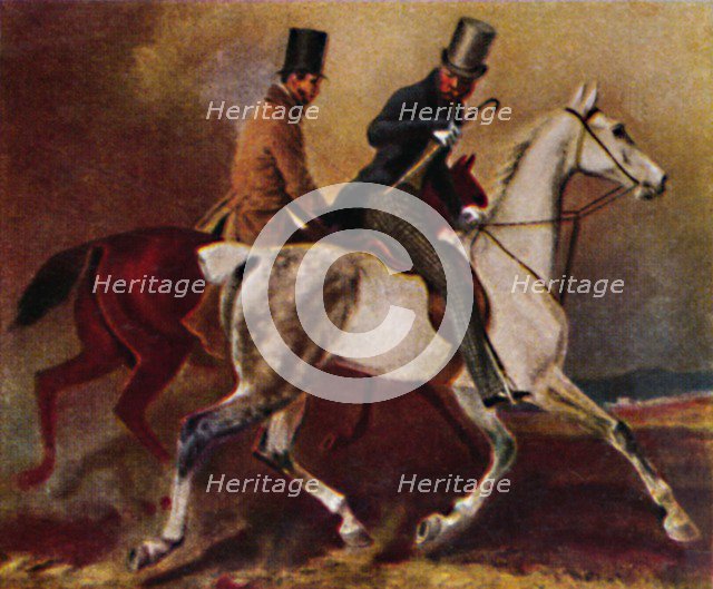 'Kaiser Wilhelm I. 1797-1888 als Prinz von Preußen. - Gemälde von Krüger', 1934. Creator: Unknown.