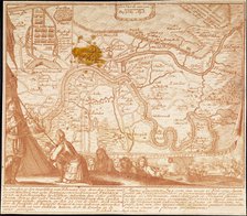 The conquest of Friedrichstadt on February 12, 1713, 1713. Creator: Schenk, Peter (Petrus), the Elder (1660-1718).