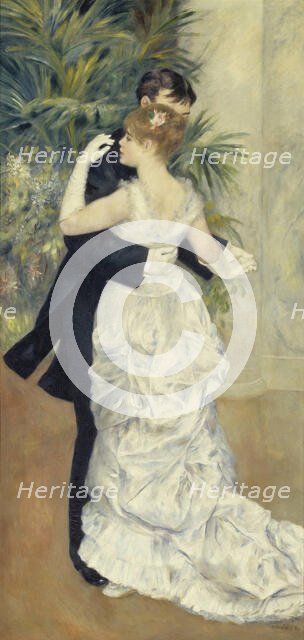Dance in the city (Danse à la ville), 1883. Creator: Renoir, Pierre Auguste (1841-1919).