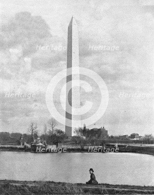 Washington Monument, Washington DC, USA, c1900. Creator: Unknown.