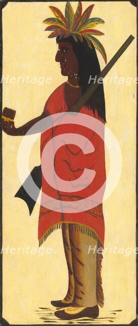 Indian Tobacco Shop Sign [obverse, Indian facing left], second half 19th century. Creator: Unknown.