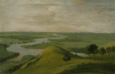 View of the Junction of the Red River and the False Washita, in Texas, 1834-1835. Creator: George Catlin.