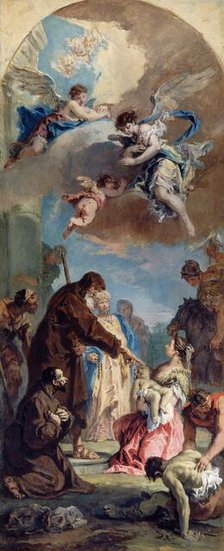 A Miracle of Saint Francis of Paola, 1733. Creator: Sebastiano Ricci.