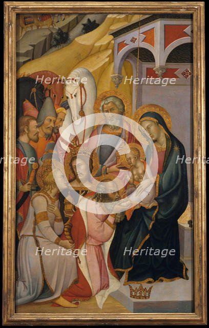 The Adoration of the Magi, ca. 1390. Creator: Bartolo di Fredi.