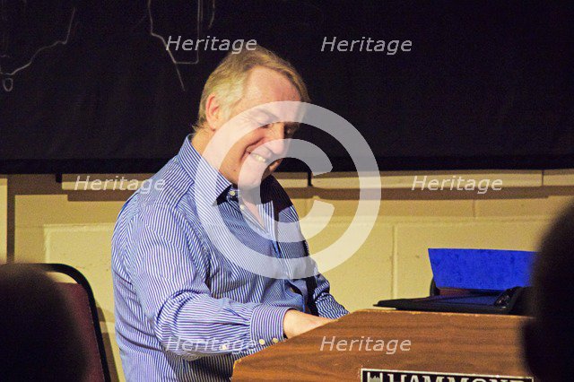 Gary Baldwin, Steyning Jazz Club, Steyning West Sussex, May 2016. Artist: Brian O'Connor.